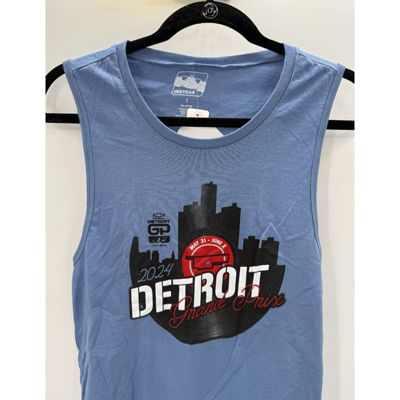 IndyCar Womens Tank Top Detroit Grand Prix Record 2024 Blue Size 2XL New - Picture 3 of 5